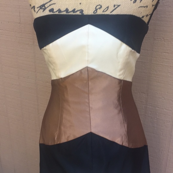 Sz 2 Jessica McClintock Strapless Evening Gown - Picture 6 of 8